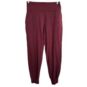 Lululemon Burgundy Adapted State High-Rise Jogger Athleisure Pockets Dance Gym-8